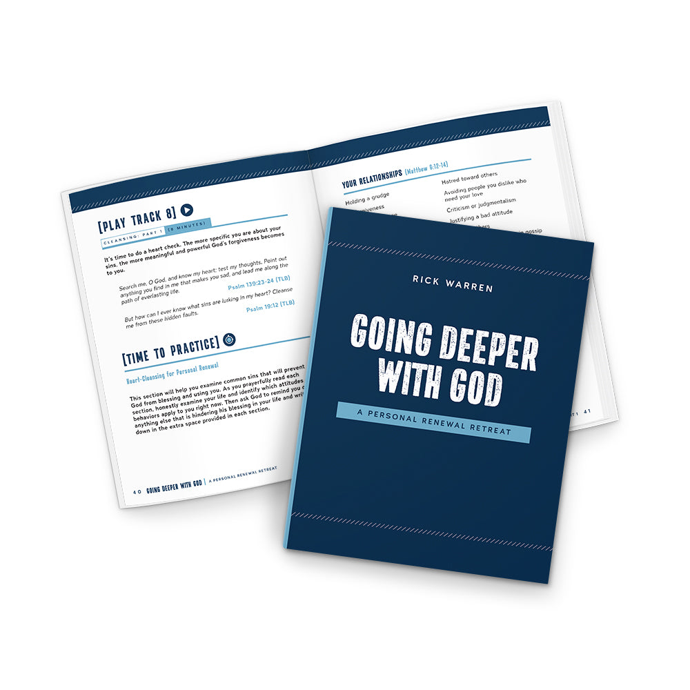 Going Deeper with God Journal and Audio CD Set
