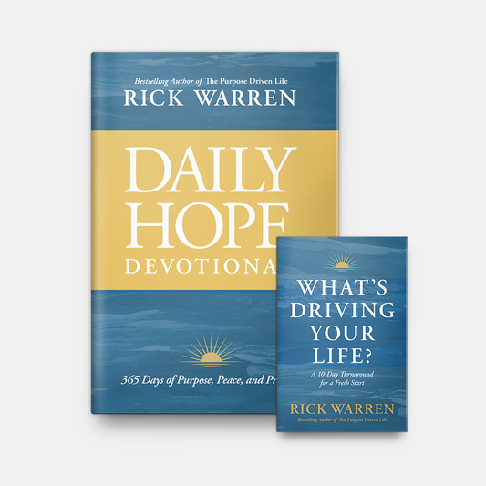 Daily Hope Devotional and What's Driving Your Life? Bundle