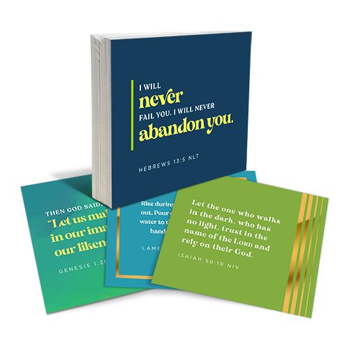 How to Get Through What You're Going Through Scripture Cards